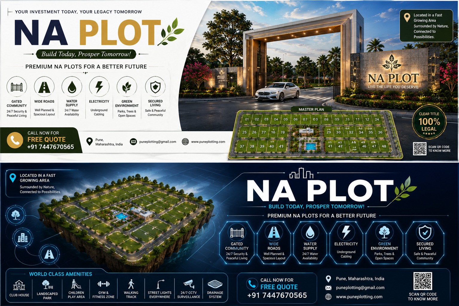 Plot No. 116 | 3500 Sq.Ft. | North-East Facing | ₹2.1 Cr | Saswad Road Pune