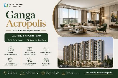 010 – Golden Cascade Society | 3.5 BHK + Servant Room | 1,900 Sq.Ft. | Wakad, Pune | Ready to Move