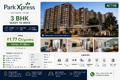002 – Park Xpress | 3 BHK | 1,200 Sq.Ft. | Balewadi, Pune | Ready to Move