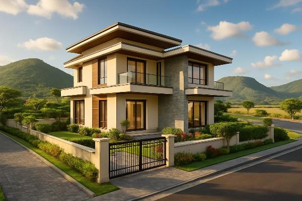 NA Villa Plot 10 | 4,200 Sq.Ft. West | Pirangut 7-Acre Gated Community | Dec 2027