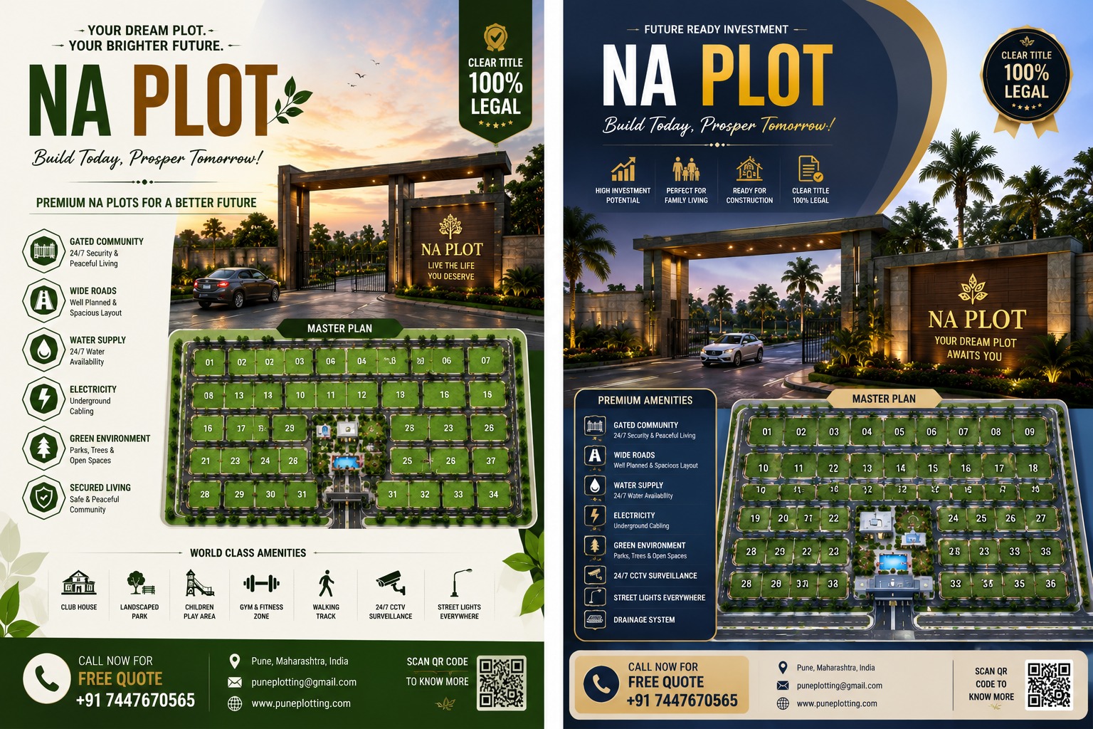 Luxury NA Villa Plot RS-51 | 2,200 Sq.Ft. | Kaleidoscope Township | 7 Min Chandani Chowk